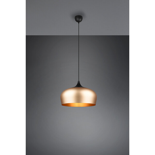 HLW LED Gouden LED Hanglamp Trion Christa - Mat Goud Aluminium, Ø450mm, E27 Fitting HLW LED Gouden LED Hanglamp Trion Christa - Mat Goud Aluminium, Ø450mm, E27 Fitting
