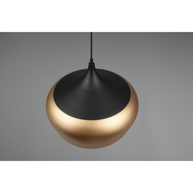 HLW LED Gold LED Pendant Lamp Trion Christa - Matte Gold Aluminum, Ø450mm, E27 Fitting HLW LED Gold LED Pendant Lamp Trion Christa - Matte Gold Aluminum, Ø450mm, E27 Fitting