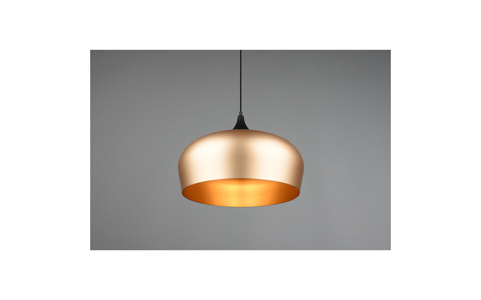 HLW LED Gold LED Pendant Lamp Trion Christa - Matte Gold Aluminum, Ø450mm, E27 Fitting HLW LED Gold LED Pendant Lamp Trion Christa - Matte Gold Aluminum, Ø450mm, E27 Fitting