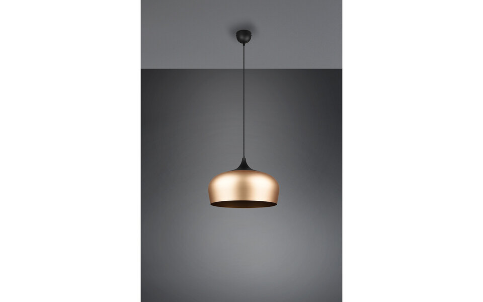 HLW LED Gouden LED Hanglamp Trion Christa - Mat Goud Aluminium, Ø450mm, E27 Fitting