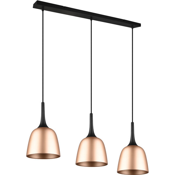 HLW LED Gouden LED Hanglamp Trion Christa - 3-lichts, Mat Goud, Aluminium, E27 Fitting HLW LED Gouden LED Hanglamp Trion Christa - 3-lichts, Mat Goud, Aluminium, E27 Fitting