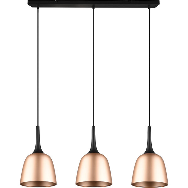 HLW LED Gouden LED Hanglamp Trion Christa - 3-lichts, Mat Goud, Aluminium, E27 Fitting HLW LED Gouden LED Hanglamp Trion Christa - 3-lichts, Mat Goud, Aluminium, E27 Fitting