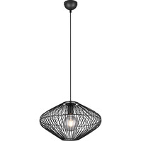 LED Pendant Lamp Trion Caboli - Matte Black & E27 Fitting