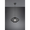 HLW LED Black LED Pendant Lamp Trion Caboli - Round, Matte Black Aluminum, E27 Fitting