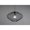 HLW LED Black LED Pendant Lamp Trion Caboli - Round, Matte Black Aluminum, E27 Fitting