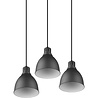 HLW LED Black LED Pendant Lamp Trion Handoll - 3-light Round, Matte Black Aluminum HLW LED Black LED Pendant Lamp Trion Handoll - 3-light Round, Matte Black Aluminum