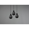 HLW LED Black LED Pendant Lamp Trion Handoll - 3-light Round, Matte Black Aluminum HLW LED Black LED Pendant Lamp Trion Handoll - 3-light Round, Matte Black Aluminum