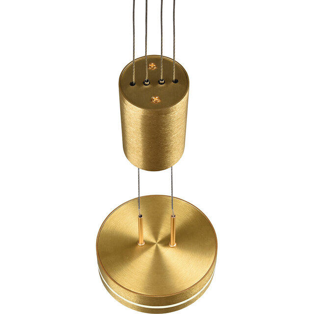 HLW LED Elegant Dimmable LED Pendant Lamp Matte Gold & White - Warm White 3000K, 2W LED