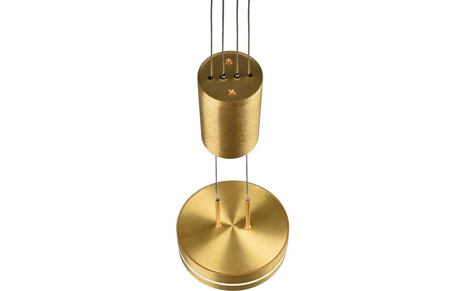 HLW LED Elegant Dimmable LED Pendant Lamp Matte Gold & White - Warm White 3000K, 2W LED