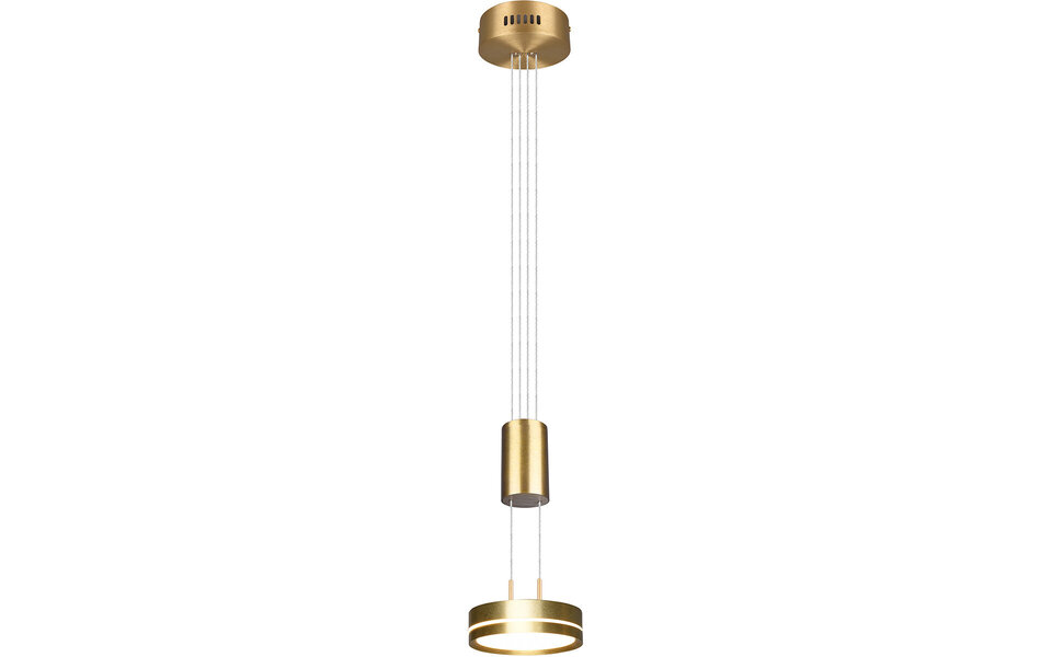 HLW LED Elegant Dimmable LED Pendant Lamp Matte Gold & White - Warm White 3000K, 2W LED
