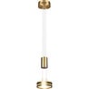 HLW LED Elegant Dimmable LED Pendant Lamp Matte Gold & White - Warm White 3000K, 2W LED