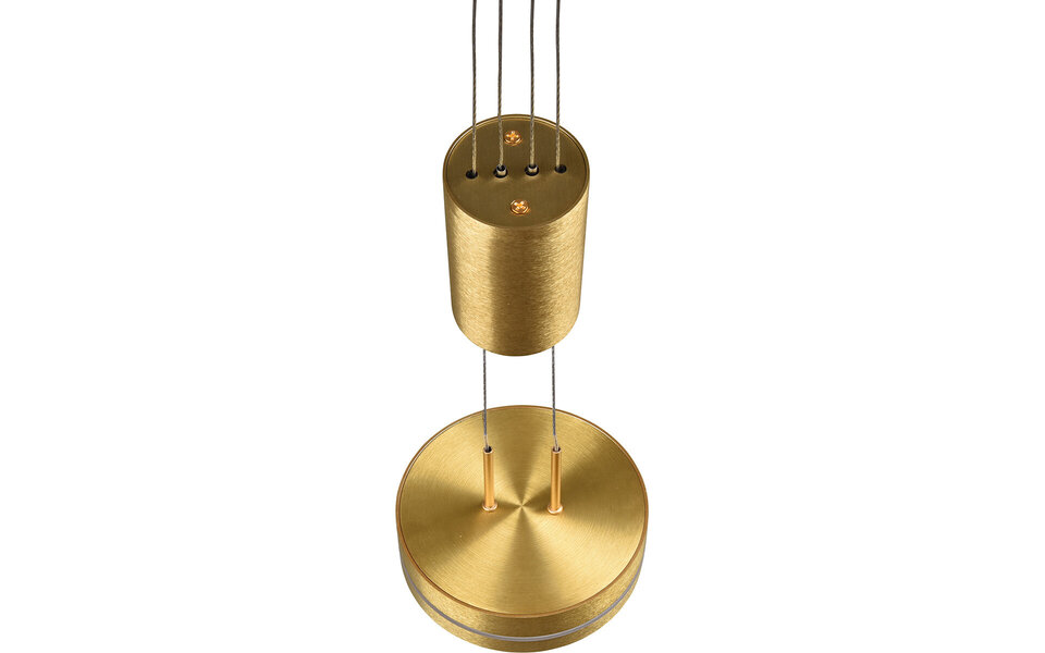 HLW LED Elegant Dimmable LED Pendant Lamp Matte Gold & White - Warm White 3000K, 2W LED