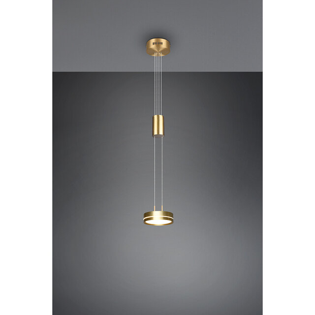 HLW LED Elegant Dimmable LED Pendant Lamp Matte Gold & White - Warm White 3000K, 2W LED