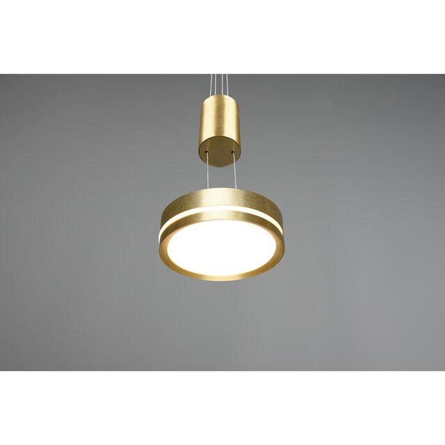 HLW LED Elegant Dimmable LED Pendant Lamp Matte Gold & White - Warm White 3000K, 2W LED