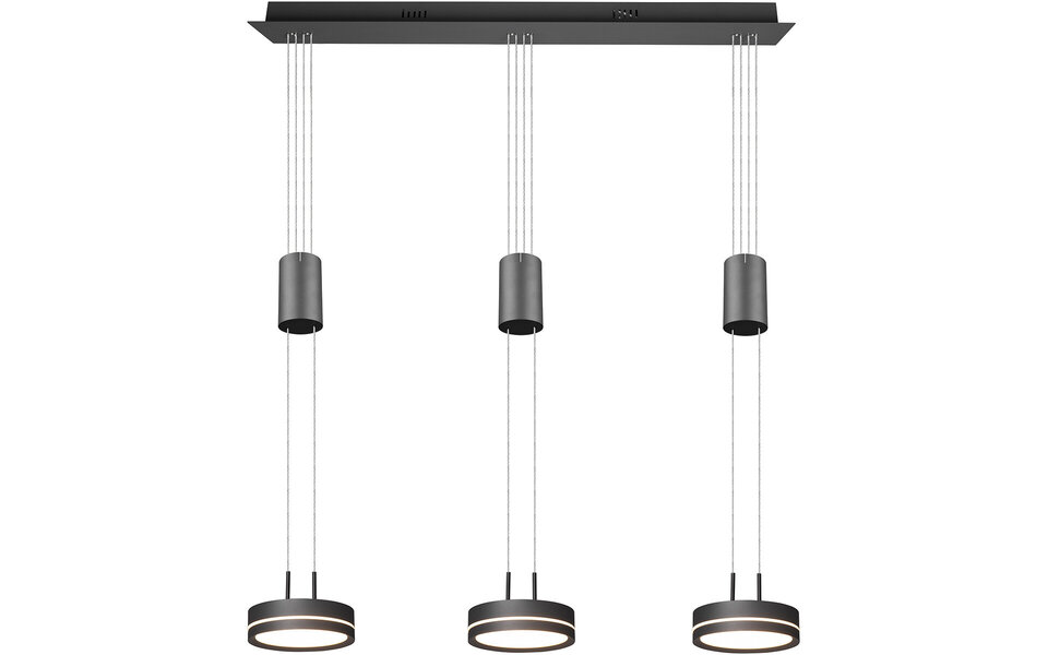 HLW LED Dimmable LED Pendant Lamp 6W - White LED Lamp with Warm White Light and Modern Design