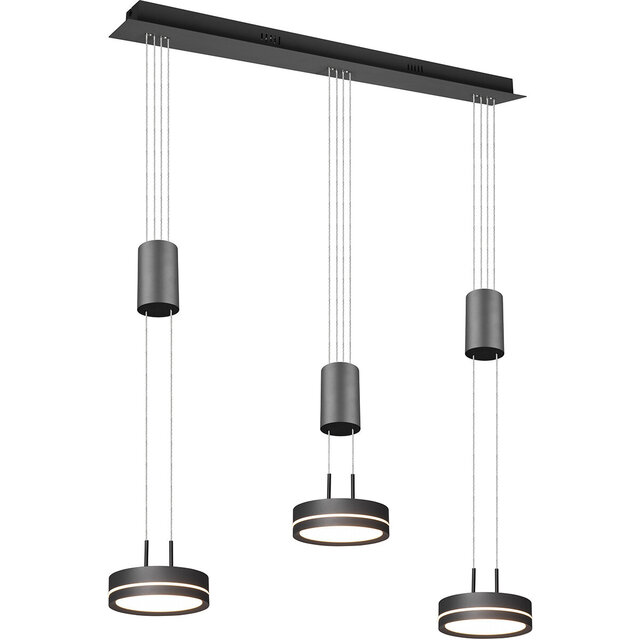 HLW LED Dimbare LED Hanglamp 6W - Witte LED Lamp met Warm Wit Licht en Modern Design