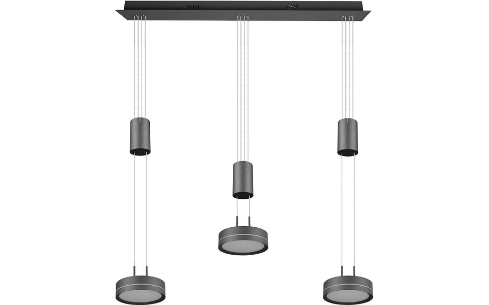 HLW LED Dimbare LED Hanglamp 6W - Witte LED Lamp met Warm Wit Licht en Modern Design