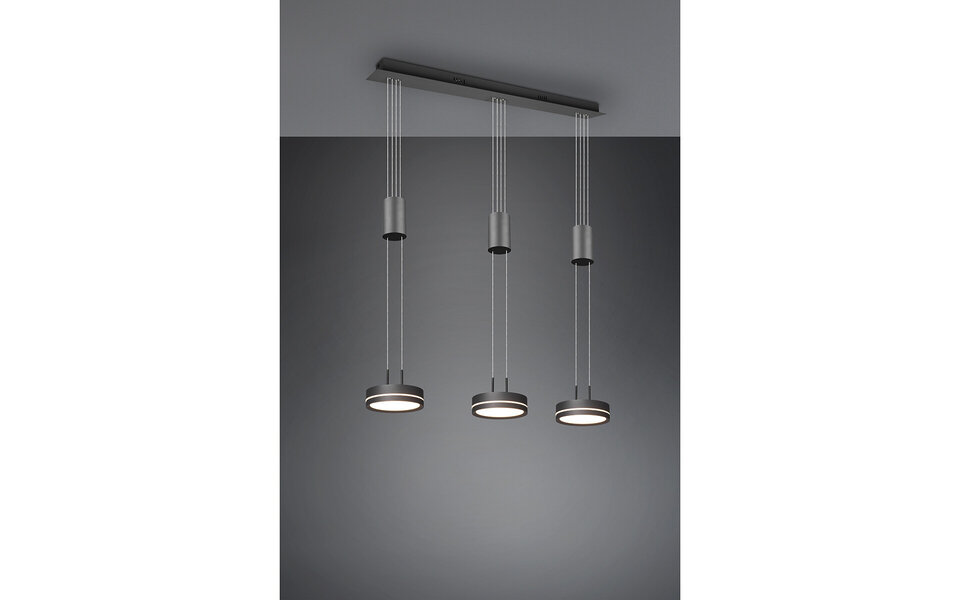 HLW LED Dimbare LED Hanglamp 6W - Witte LED Lamp met Warm Wit Licht en Modern Design