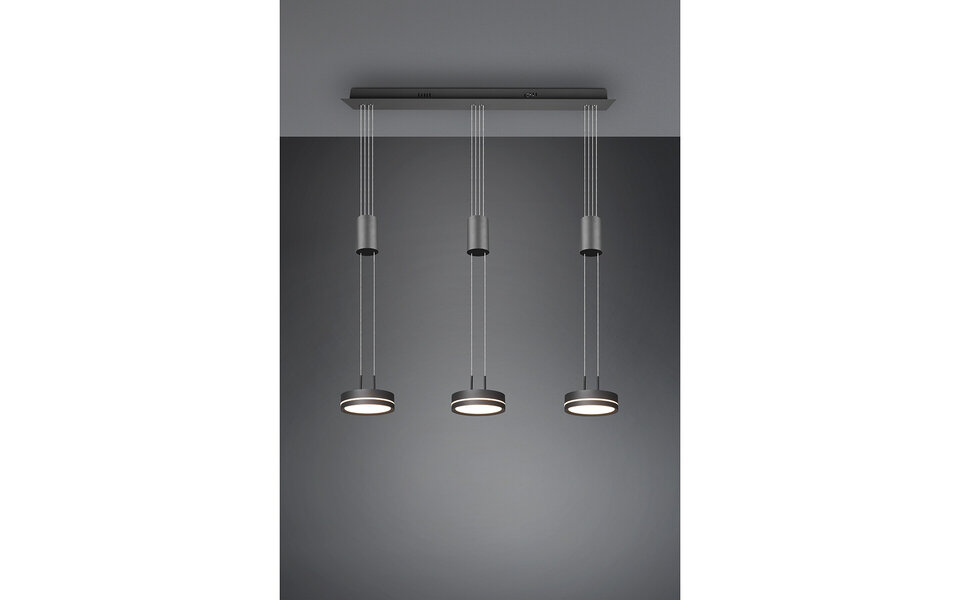 HLW LED Dimbare LED Hanglamp 6W - Witte LED Lamp met Warm Wit Licht en Modern Design