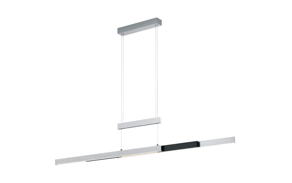 HLW LED LED Pendant Lamp 45W Trion Trojan Up & Down - Adjustable Color, Brushed Silver