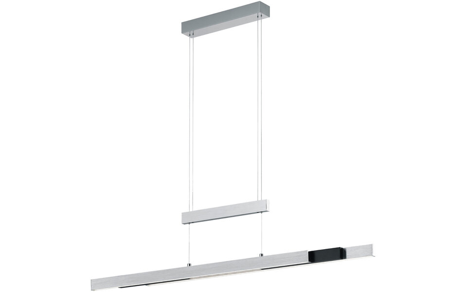 HLW LED LED Pendant Lamp 45W Trion Trojan Up & Down - Adjustable Color, Brushed Silver