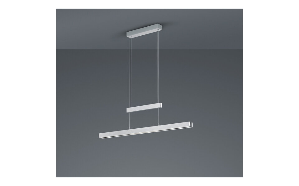HLW LED LED Hanglamp 45W Trion Trojan Up & Down - Aanpasbare Kleur, Geborsteld Zilver