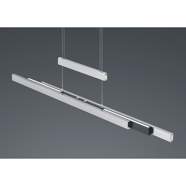 HLW LED LED Hanglamp 45W Trion Trojan Up & Down - Aanpasbare Kleur, Geborsteld Zilver