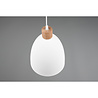 HLW LED LED Pendant Lamp Trion Jaguar - Matte White Aluminum, Round, 40W LED, E27 Fitting