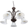 HLW LED LED Chandelier Trion Rustina - 5-light Rust-colored Aluminum E14 HLW LED LED Chandelier Trion Rustina - 5-light Rust-colored Aluminum E14
