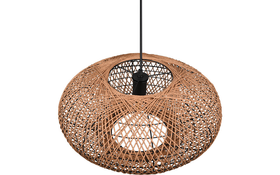 HLW LED Black LED Pendant Lamp Trion Hetra - Matte Black Aluminum, E27 LED Bulb