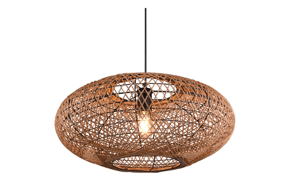 HLW LED Black LED Pendant Lamp Trion Hetra - Matte Black Aluminum, E27 LED Bulb