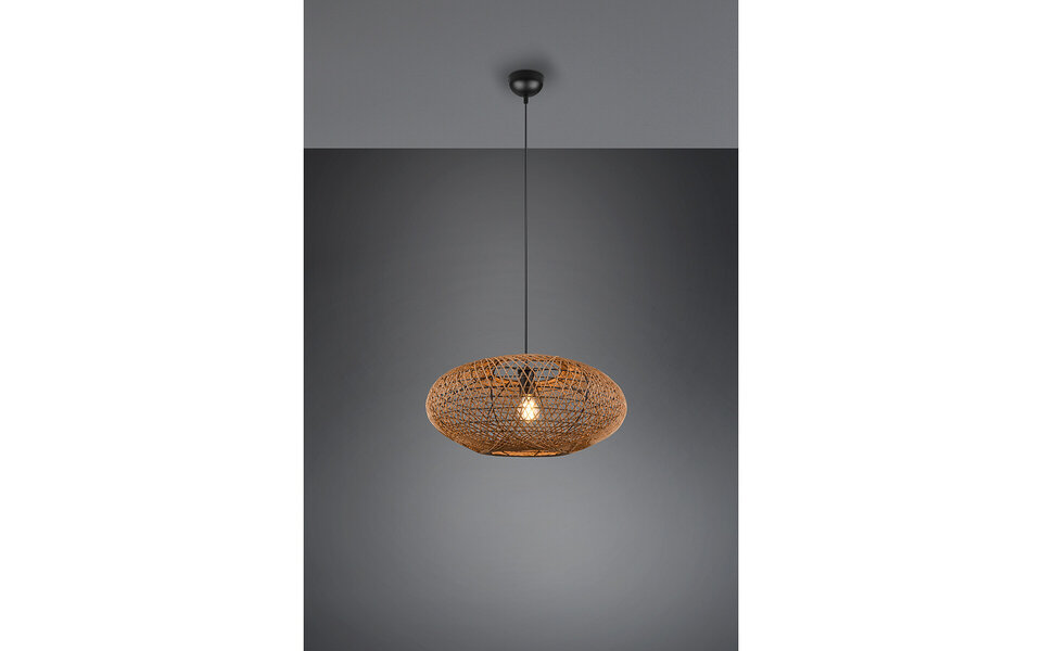 HLW LED Zwarte LED Hanglamp Trion Hetra - Mat Zwart Aluminium, E27 LED Lamp HLW LED Zwarte LED Hanglamp Trion Hetra - Mat Zwart Aluminium, E27 LED Lamp