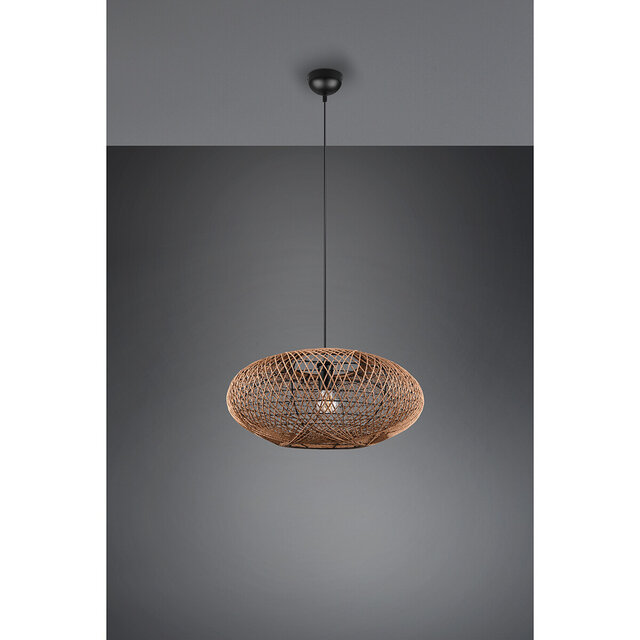 HLW LED Black LED Pendant Lamp Trion Hetra - Matte Black Aluminum, E27 LED Bulb