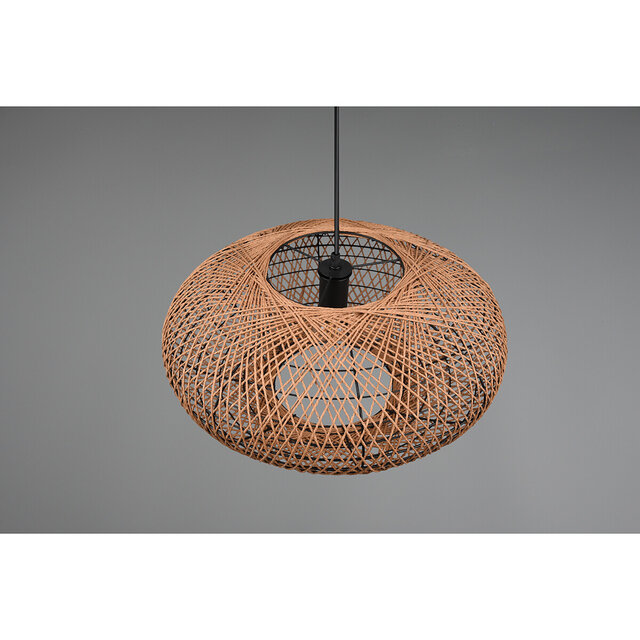 HLW LED Black LED Pendant Lamp Trion Hetra - Matte Black Aluminum, E27 LED Bulb