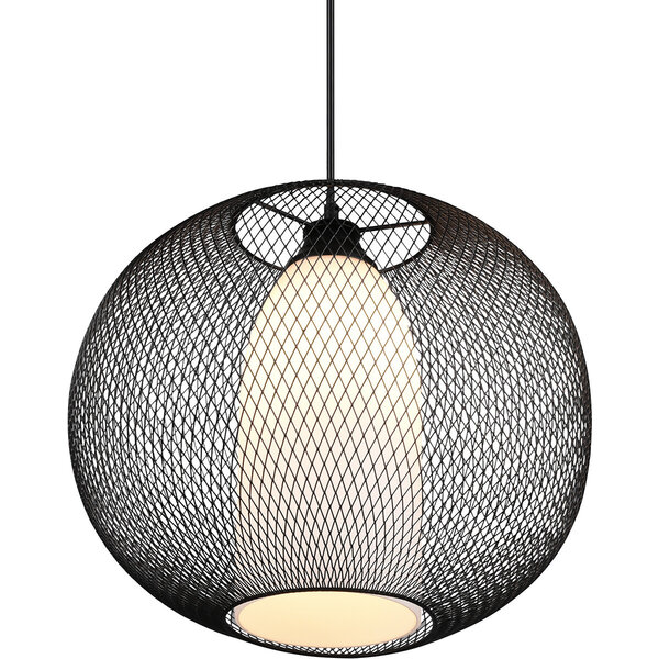 HLW LED Zwarte LED Hanglamp Trion Filtran - Mat Zwart Aluminium, Rond, E27 Fitting HLW LED Zwarte LED Hanglamp Trion Filtran - Mat Zwart Aluminium, Rond, E27 Fitting