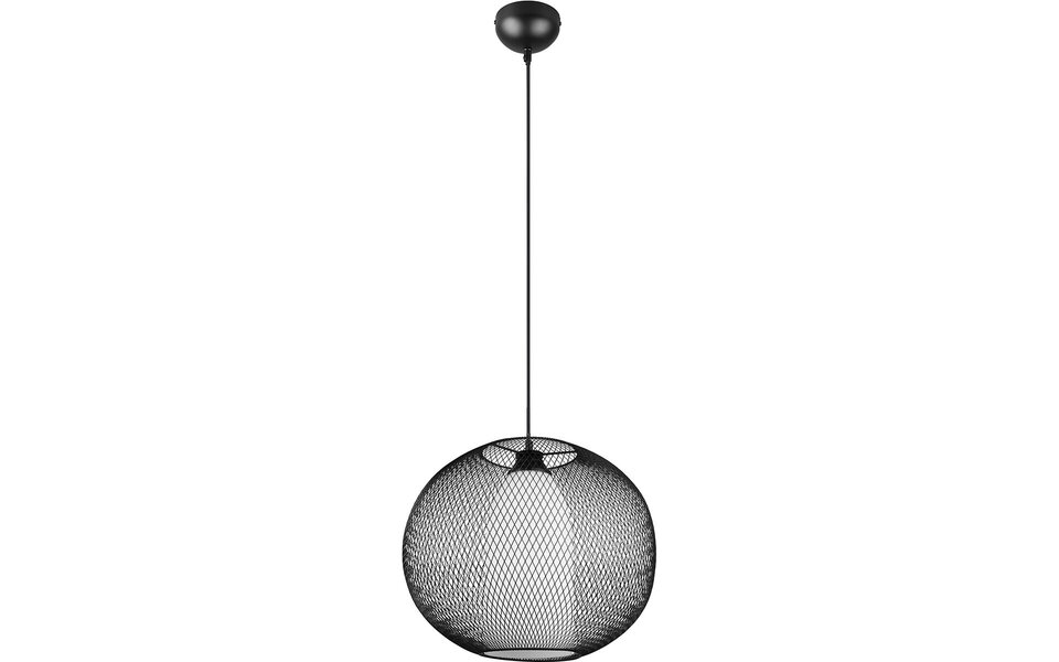 HLW LED Zwarte LED Hanglamp Trion Filtran - Mat Zwart Aluminium, Rond, E27 Fitting HLW LED Zwarte LED Hanglamp Trion Filtran - Mat Zwart Aluminium, Rond, E27 Fitting