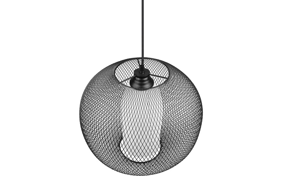 HLW LED Zwarte LED Hanglamp Trion Filtran - Mat Zwart Aluminium, Rond, E27 Fitting HLW LED Zwarte LED Hanglamp Trion Filtran - Mat Zwart Aluminium, Rond, E27 Fitting