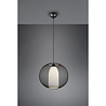 HLW LED Black LED Pendant Lamp Trion Filtran - Matte Black Aluminum, Round, E27 Fitting