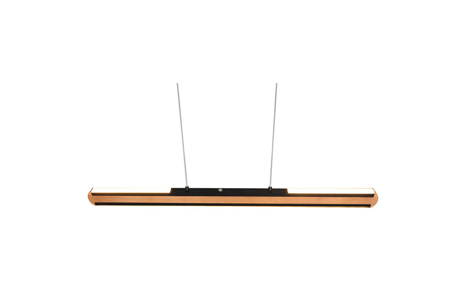 HLW LED Stylish Black LED Pendant Lamp Wood 42W - Adjustable Color & Up & Down Light