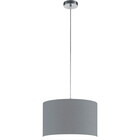 HLW LED Gray LED Pendant Lamp Trion Hotia - Matte Aluminum, E27 Fitting, Height Adjustable
