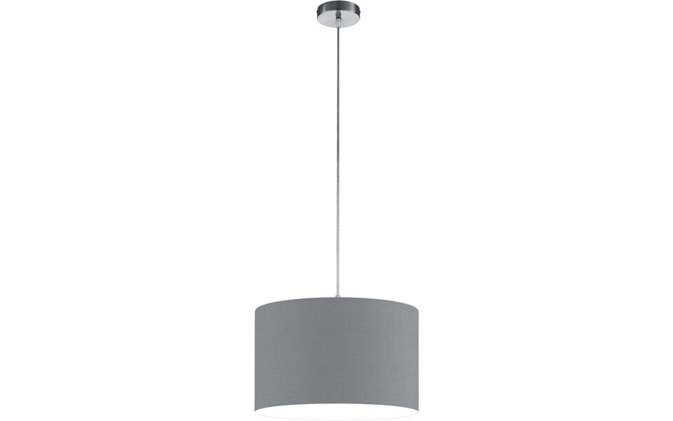 HLW LED Gray LED Pendant Lamp Trion Hotia - Matte Aluminum, E27 Fitting, Height Adjustable