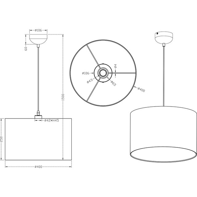 HLW LED Grijze LED Hanglamp Trion Hotia - Mat Aluminium, E27 Fitting, In hoogte verstelbaar HLW LED Grijze LED Hanglamp Trion Hotia - Mat Aluminium, E27 Fitting, In hoogte verstelbaar