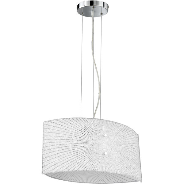 HLW LED LED Hanglamp Trion Elize - 2-lichts E27 fitting, Mat Chroom, Aluminium & Helder Glas HLW LED LED Hanglamp Trion Elize - 2-lichts E27 fitting, Mat Chroom, Aluminium & Helder Glas