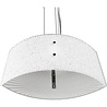 HLW LED LED Pendant Lamp Trion Elize - 2-light E27 fitting, Matte Chrome, Aluminum & Clear Glass
