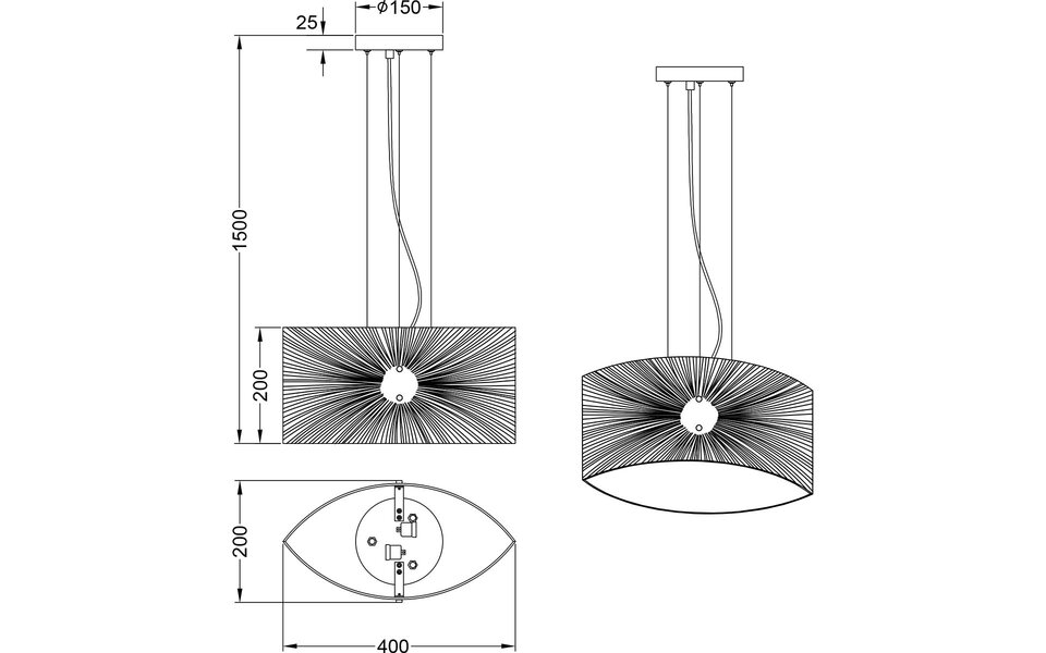 HLW LED LED Hanglamp Trion Elize - 2-lichts E27 fitting, Mat Chroom, Aluminium & Helder Glas HLW LED LED Hanglamp Trion Elize - 2-lichts E27 fitting, Mat Chroom, Aluminium & Helder Glas