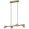 LED Hanglamp Trion Milona - Mat Goud - 4-lichts GU10 LED Hanglamp Trion Milona - Mat Goud - 4-lichts GU10