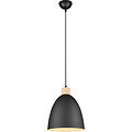 Matt Black LED Pendant Lamp Trion Jaguar - Aluminum, 40W, E27 Fitting