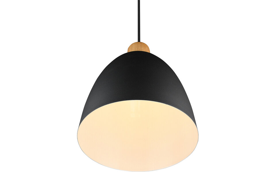 HLW LED Mat Zwarte LED Hanglamp Trion Jaguar - Aluminium, 40W, E27 Fitting