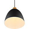 HLW LED Matt Black LED Pendant Lamp Trion Jaguar - Aluminum, 40W, E27 Fitting