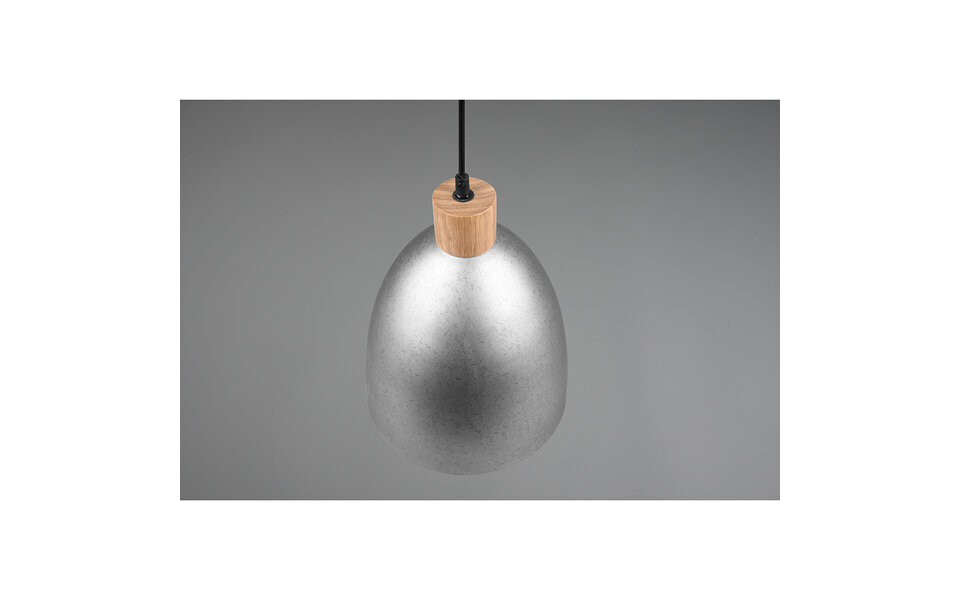 HLW LED LED Pendant Lamp Trion Jaguar - Round, Matte Nickel, Aluminum, 40W LED, E27 Fitting HLW LED LED Pendant Lamp Trion Jaguar - Round, Matte Nickel, Aluminum, 40W LED, E27 Fitting